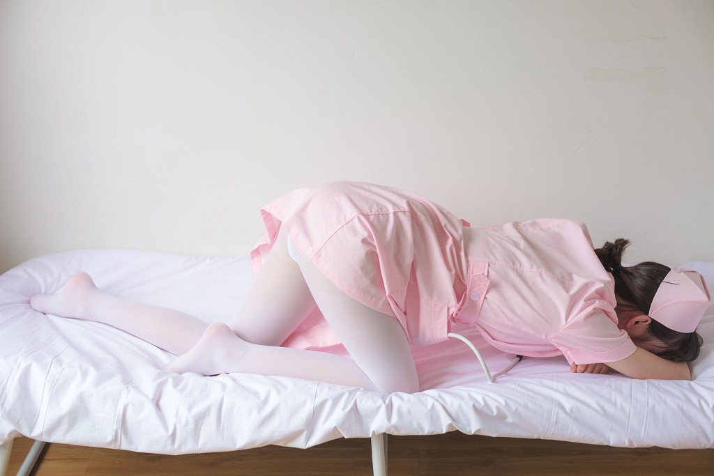 「白絲を着たナースの妹」 [森蘿財団] X-021 写真集[167P