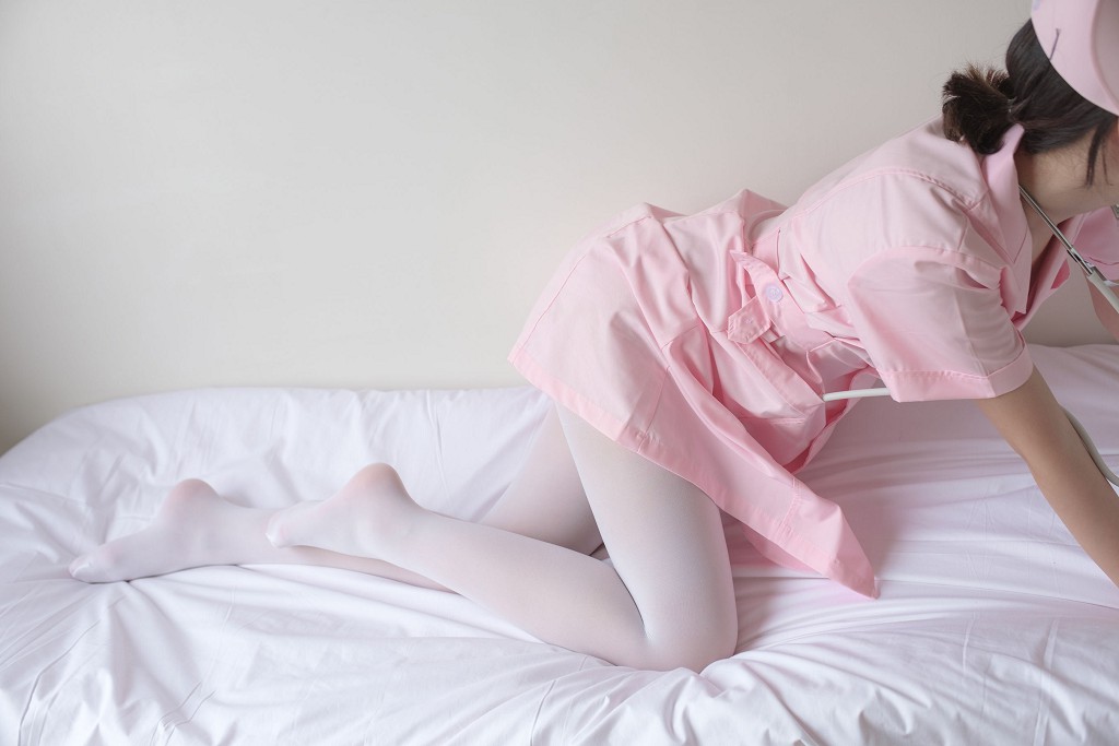 「白絲を着たナースの妹」 [森蘿財団] X-021 写真集[167P