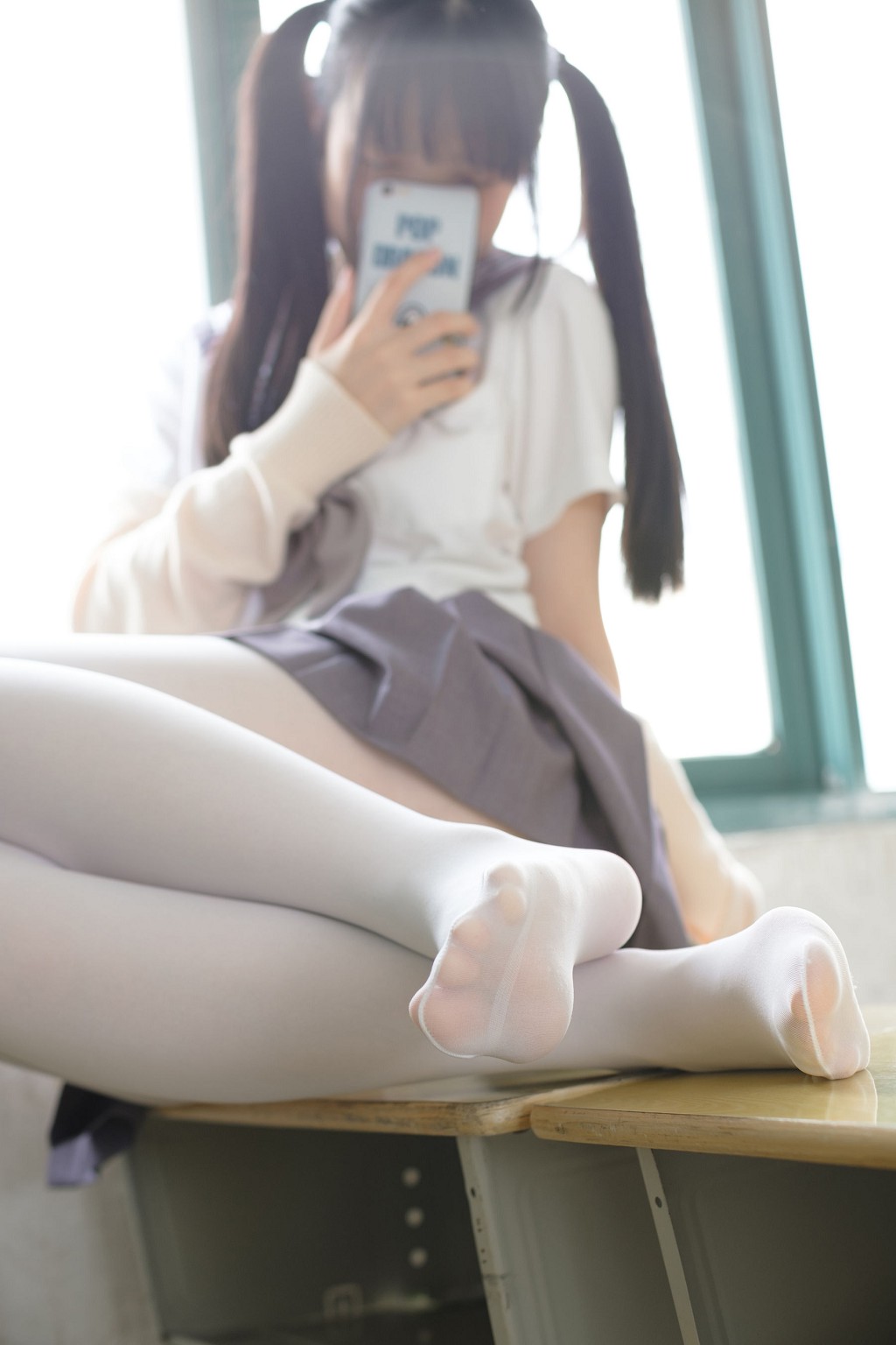 森萝财团：JK校服白丝 X-017 99P