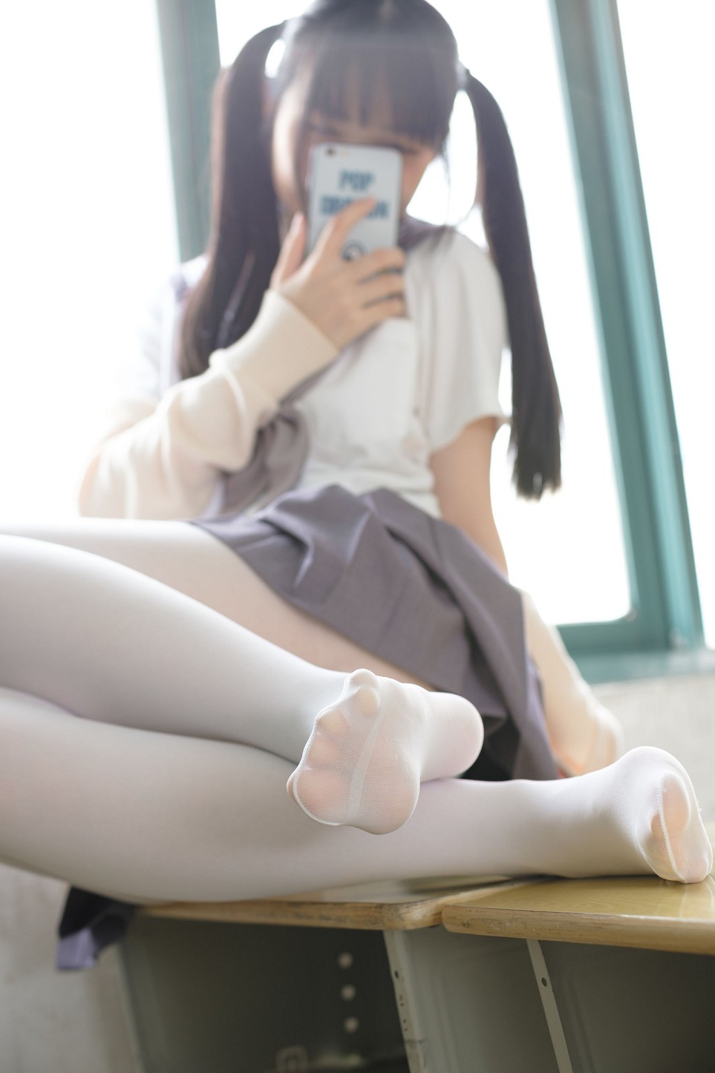 森萝财团：JK校服白丝 X-017 99P