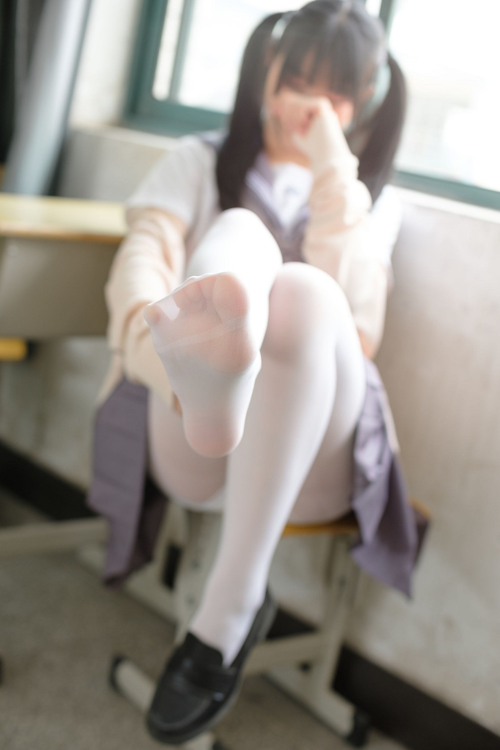 森萝财团：JK校服白丝 X-017 99P