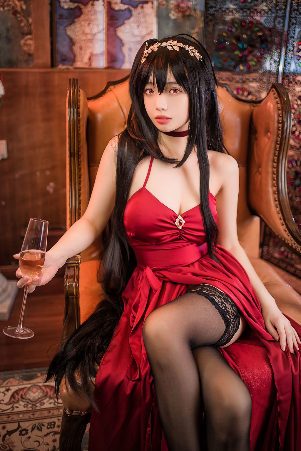 หวิ่นเม ไม่ถูกต้อง 《อัซเซอร์ เลน ไทเฮา ชุดราตรี》 [COSPLAY สวัสดิการ] หนังสือภาพ[43P