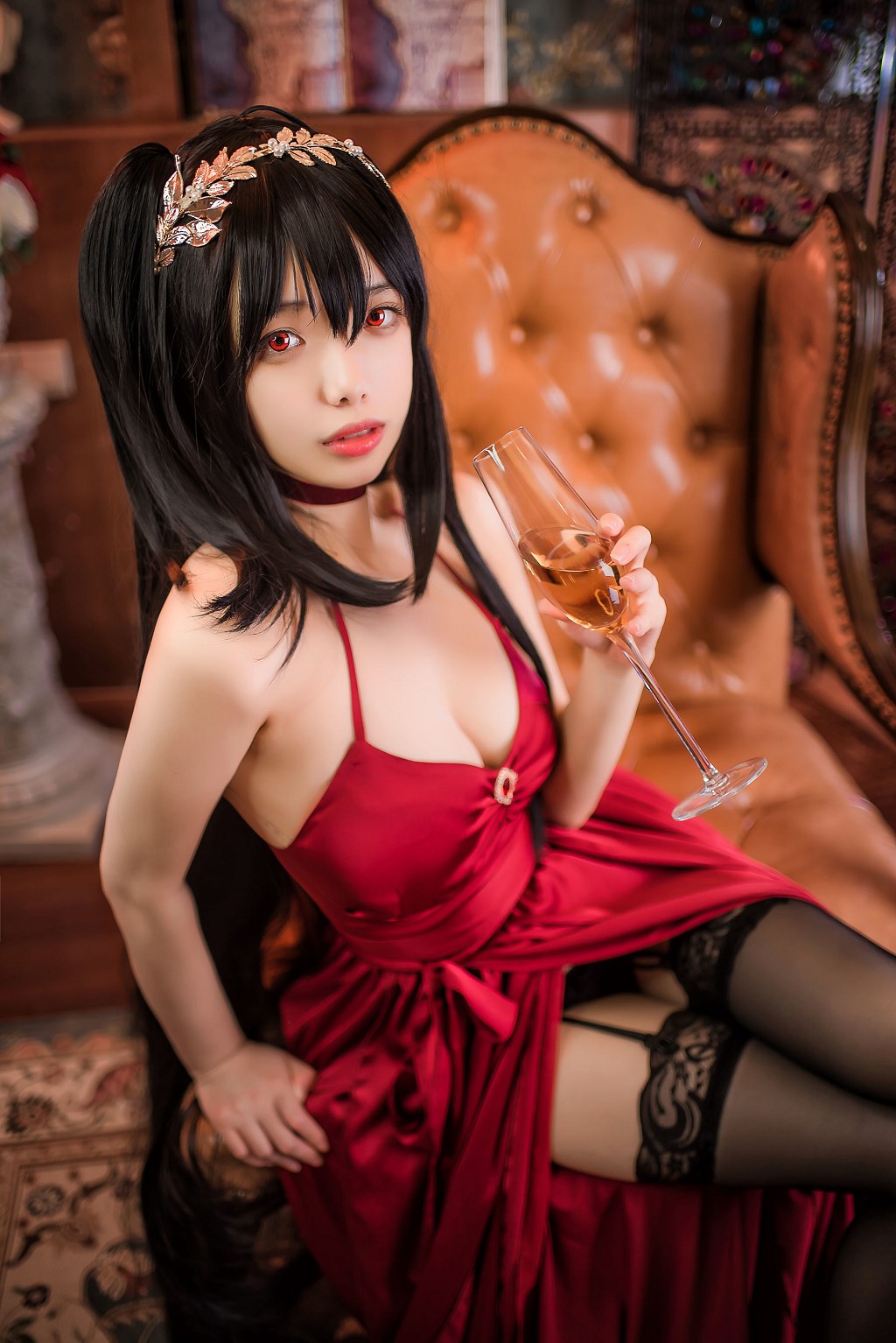 หวิ่นเม ไม่ถูกต้อง 《อัซเซอร์ เลน ไทเฮา ชุดราตรี》 [COSPLAY สวัสดิการ] หนังสือภาพ[43P