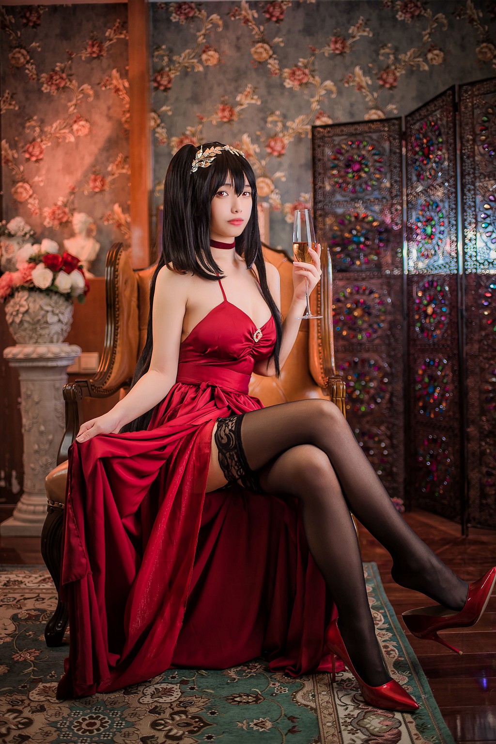 หวิ่นเม ไม่ถูกต้อง 《อัซเซอร์ เลน ไทเฮา ชุดราตรี》 [COSPLAY สวัสดิการ] หนังสือภาพ[43P