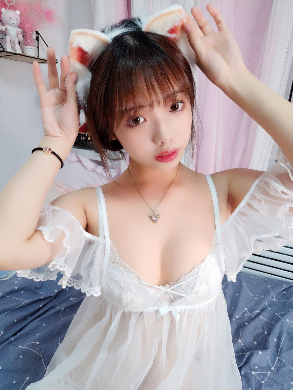 웬메이 논리 무시 《자체 촬영 본(1호 본) 백묘》 [코스프레 혜택] 사진집[21P