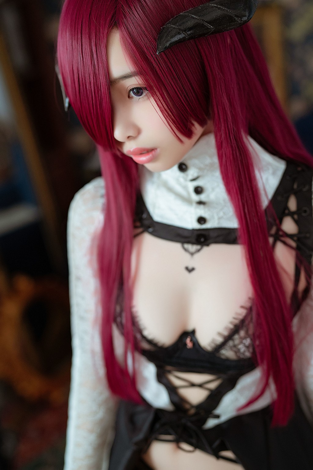 ウェンメイの理不尽 《魅魔 ザ・カウンテス・オブ・デビル》 [COSPLAY福利] 写真集[38P