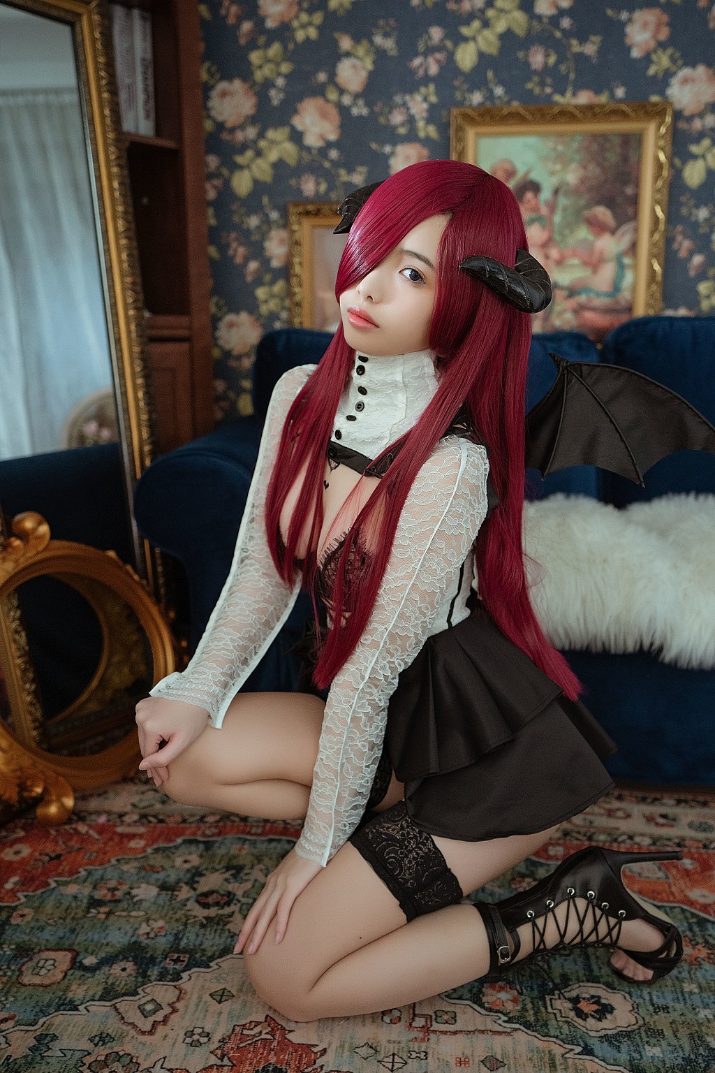 ウェンメイの理不尽 《魅魔 ザ・カウンテス・オブ・デビル》 [COSPLAY福利] 写真集[38P