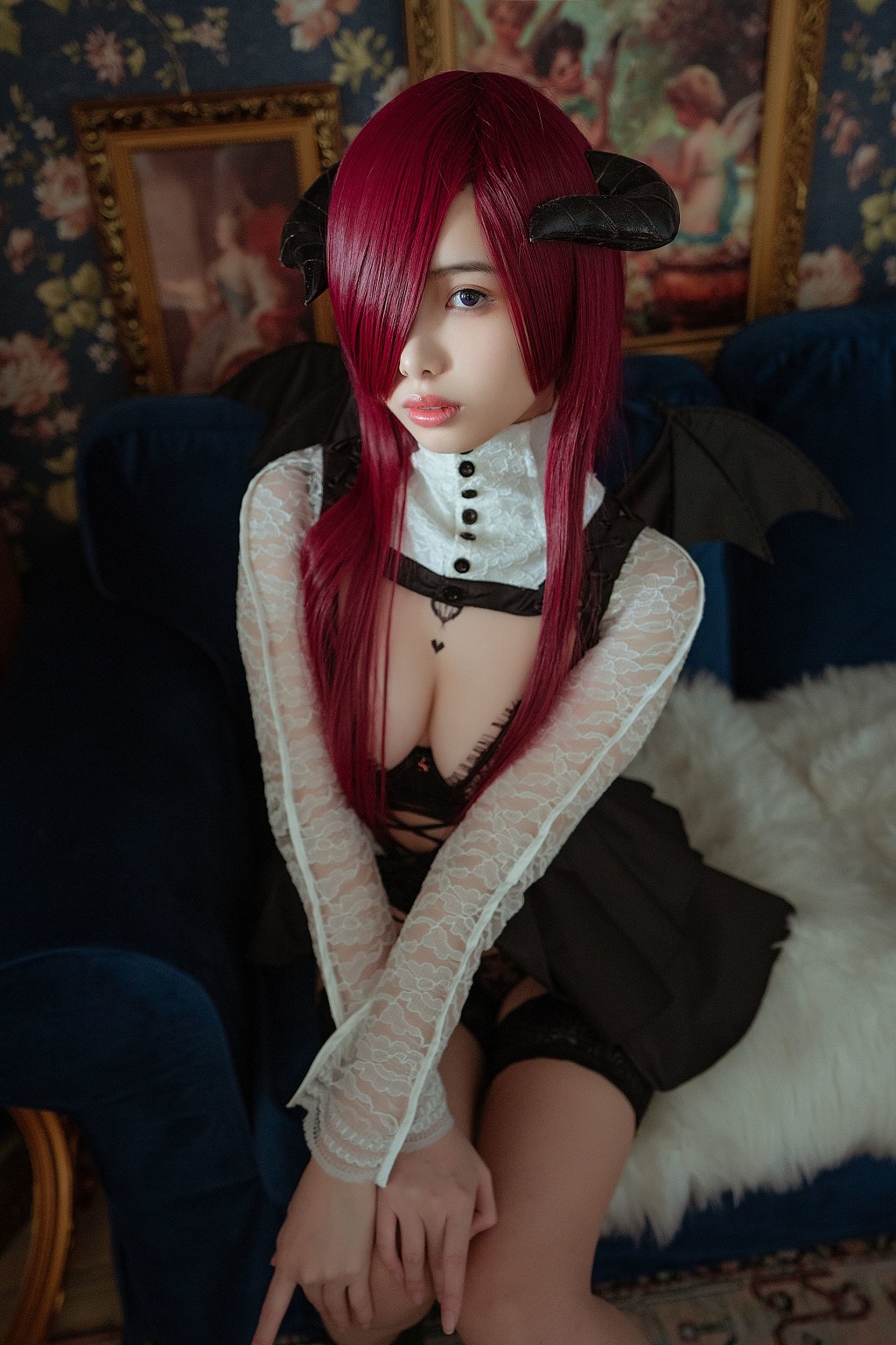 ウェンメイの理不尽 《魅魔 ザ・カウンテス・オブ・デビル》 [COSPLAY福利] 写真集[38P