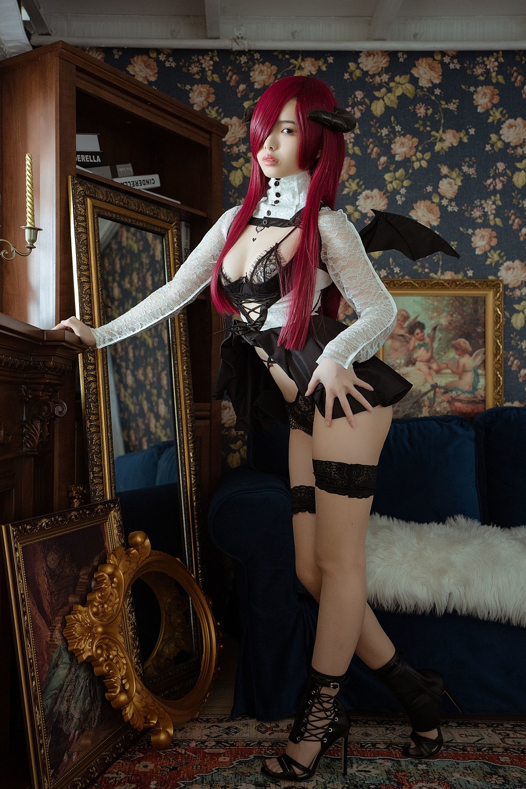 ウェンメイの理不尽 《魅魔 ザ・カウンテス・オブ・デビル》 [COSPLAY福利] 写真集[38P