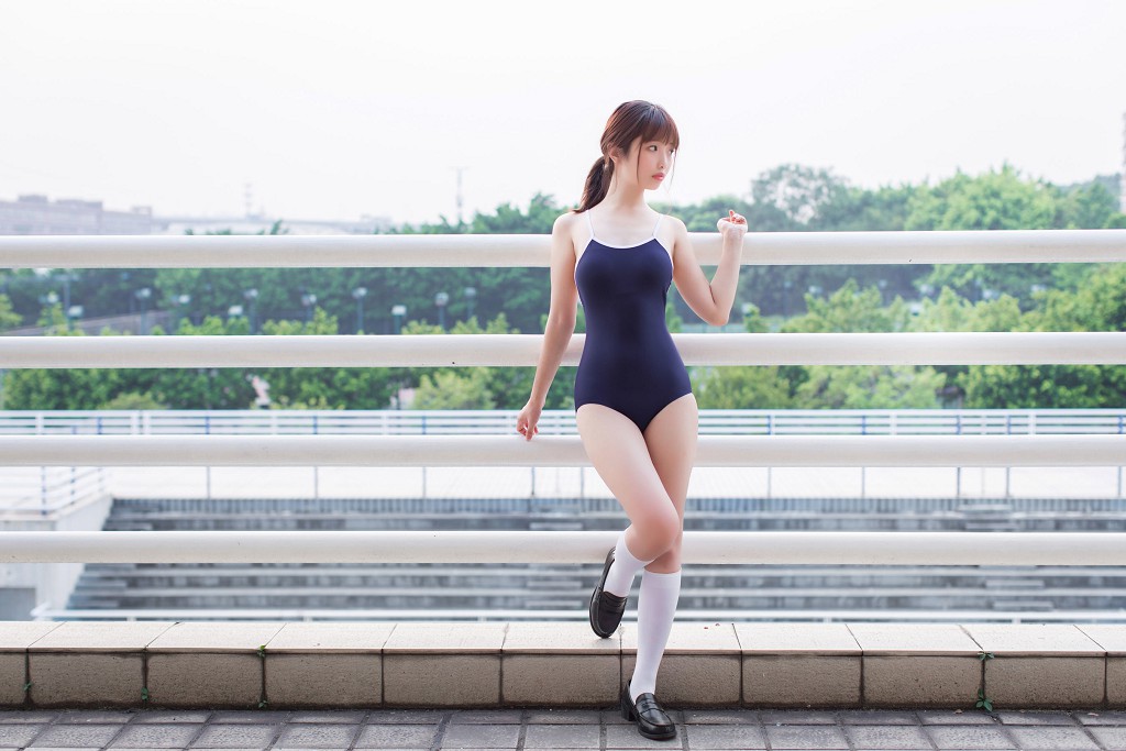 Coser Vân Muội: JK + Vớ trắng + Bộ đồ bơi trường học [Phúc lợi Cosplay] Tập ảnh [20P