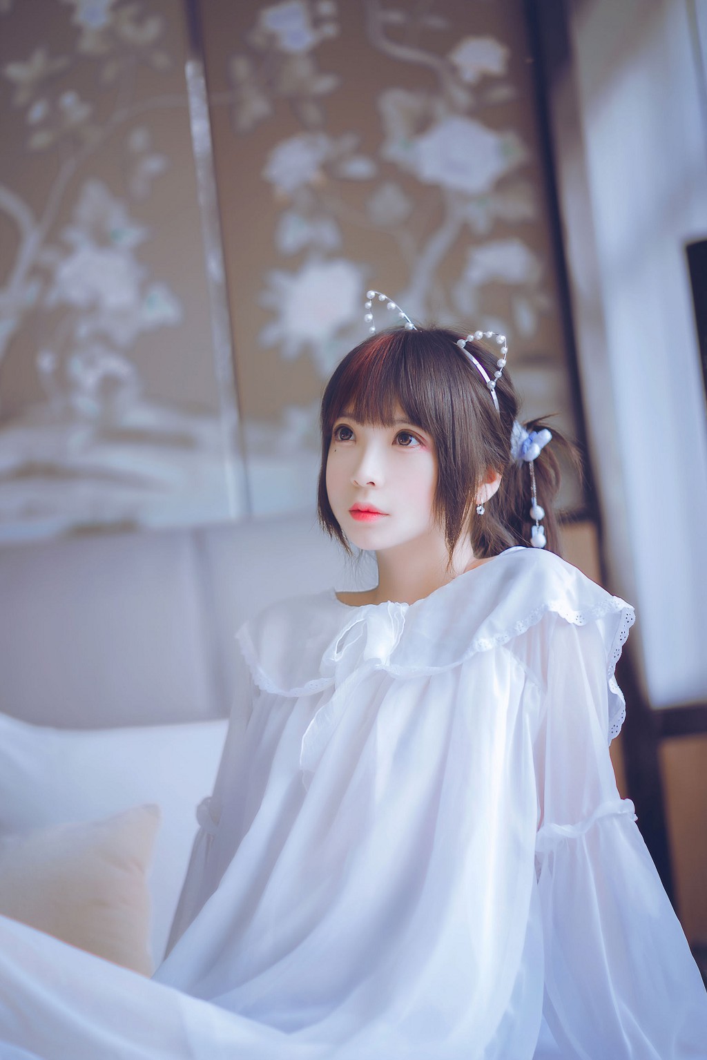 疯猫ss《睡衣与浴室的水手服》 [萝莉COS] 写真集[45P]