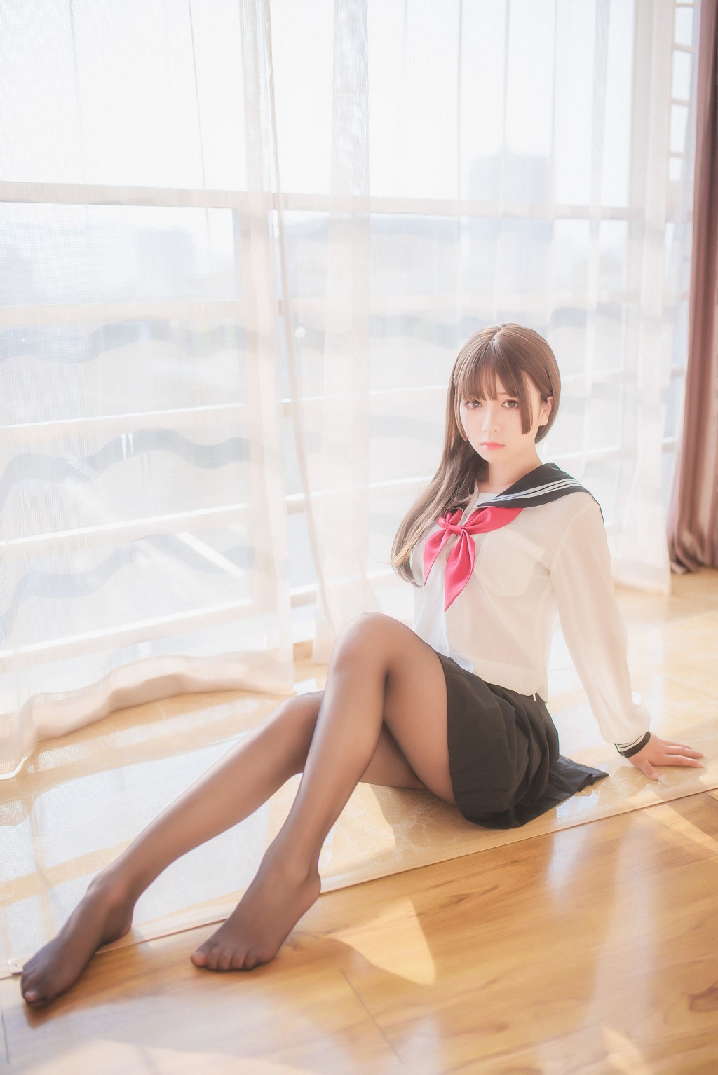 白金Saki《半透明水手服》[COSPLAY福利] 写真集[36P]