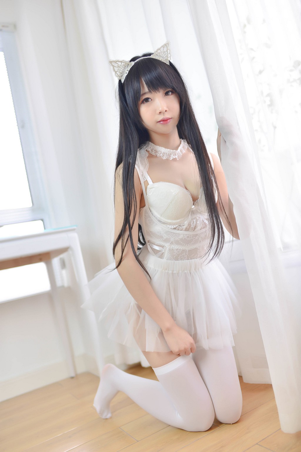 雪琪SAMA《猫系少女白猫》 [福利COSPLAY] 写真集[31P]