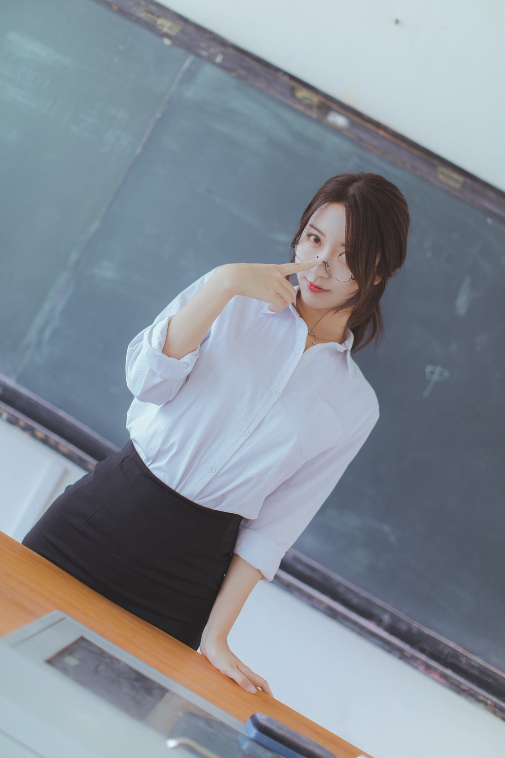 คอเซอร์ เฮย์ชวน 《ครูถุงน่องดำ》 [คอสเพลย์ สวัสดิการ] หนังสือภาพ [43P