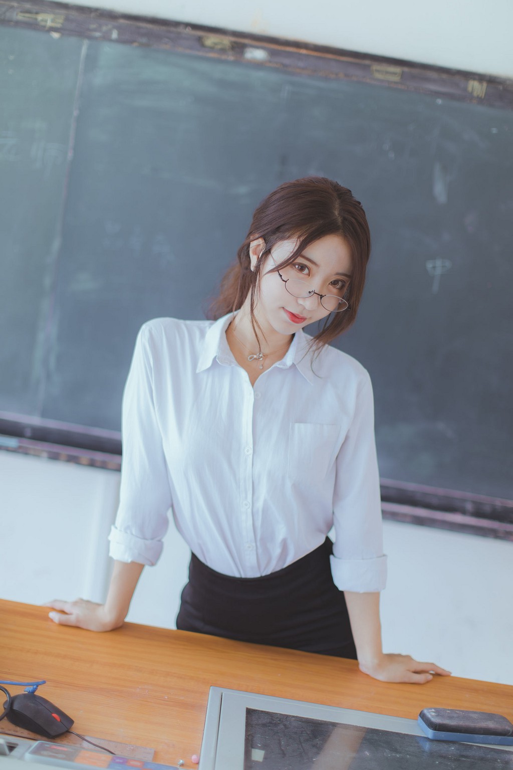 คอเซอร์ เฮย์ชวน 《ครูถุงน่องดำ》 [คอสเพลย์ สวัสดิการ] หนังสือภาพ [43P