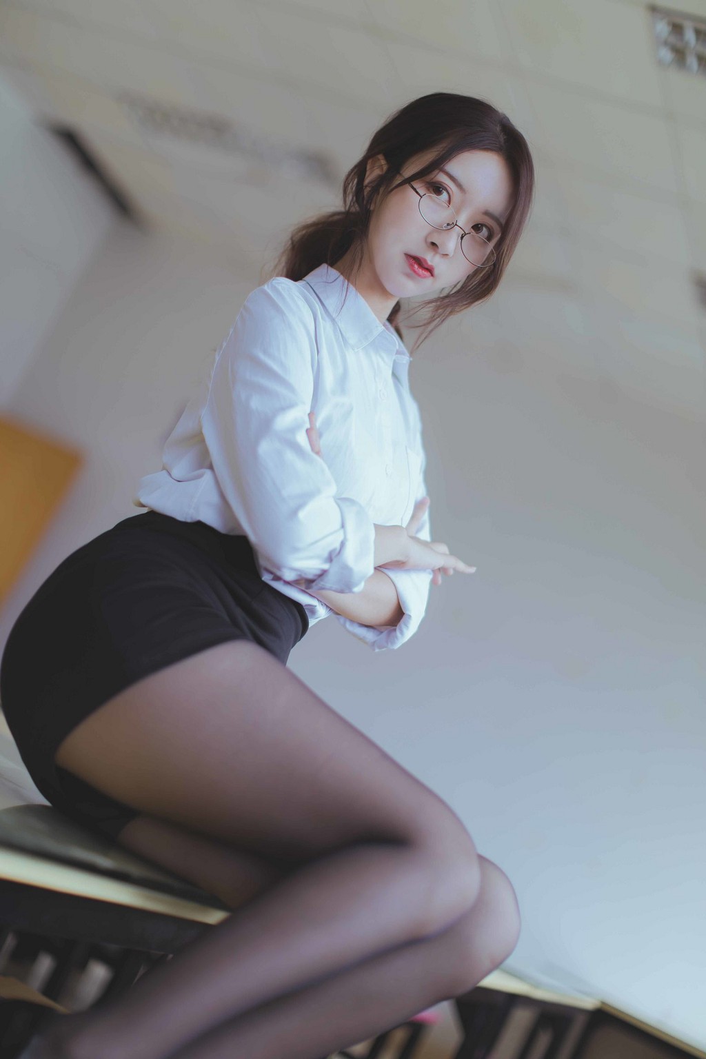คอเซอร์ เฮย์ชวน 《ครูถุงน่องดำ》 [คอสเพลย์ สวัสดิการ] หนังสือภาพ [43P