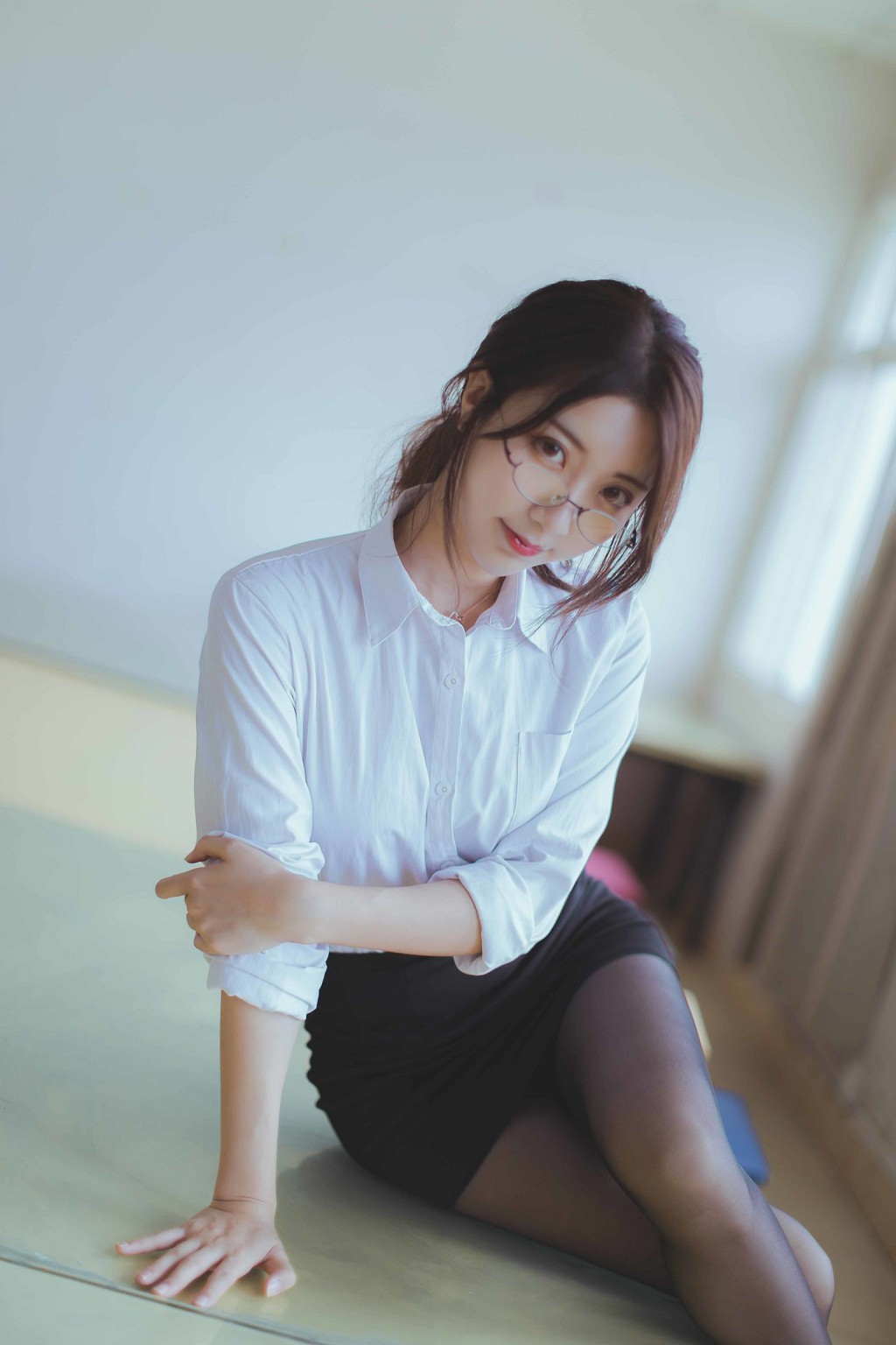 คอเซอร์ เฮย์ชวน 《ครูถุงน่องดำ》 [คอสเพลย์ สวัสดิการ] หนังสือภาพ [43P