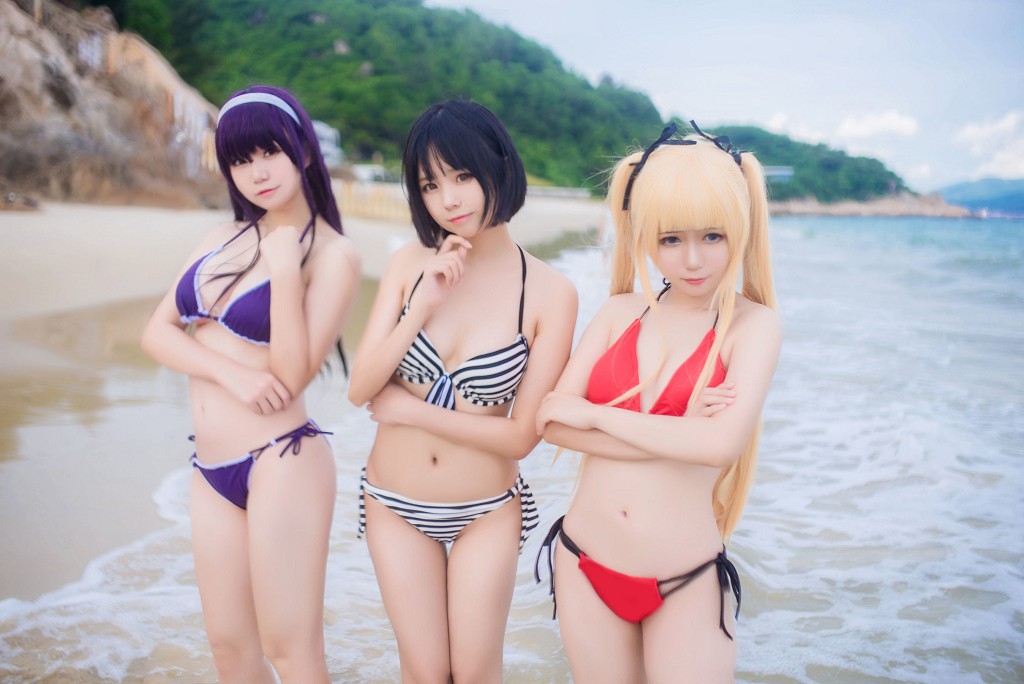 白金Saki《水着》 [性感COSPLAY福利] 写真集[27P]