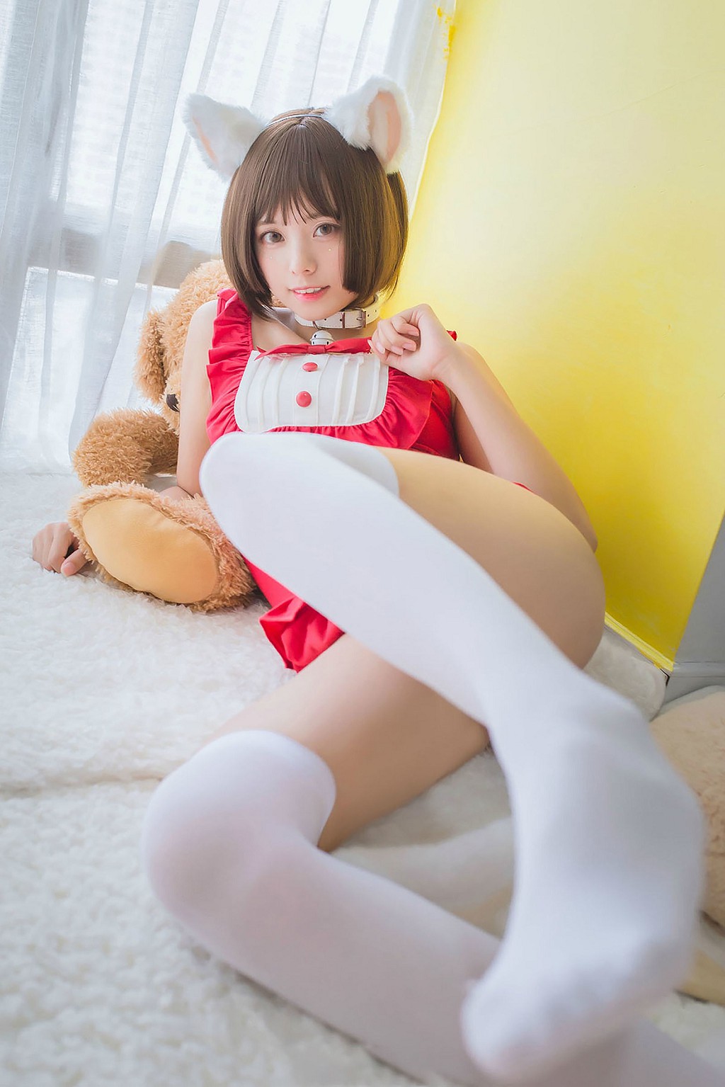 小野妹子w《猫系泳衣+魔法少女伊莉雅+金莲旗袍》 [Cosplay美女] 写真集[34P]