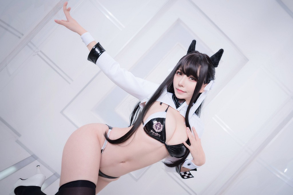 萌妹菌烨tako《爱宕犬赛车FGO奶光旗袍玛修》 [Cosplay美女] 写真集[45P]