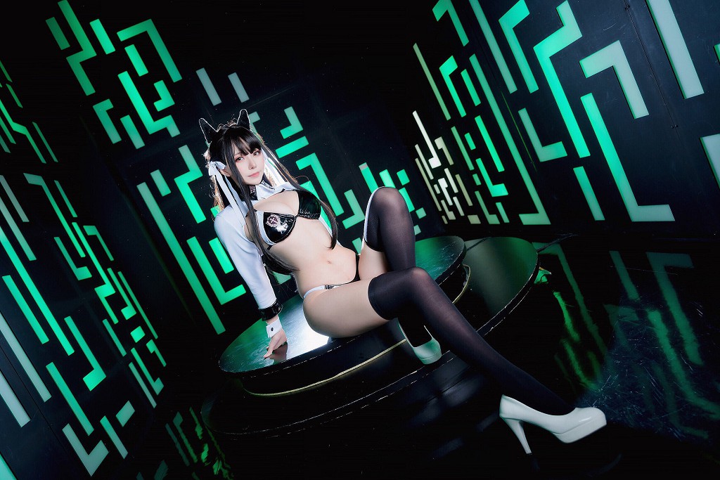 萌妹菌烨tako《爱宕犬赛车FGO奶光旗袍玛修》 [Cosplay美女] 写真集[45P]