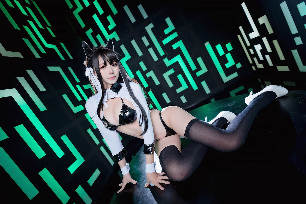 萌妹菌烨tako《爱宕犬赛车FGO奶光旗袍玛修》 [Cosplay美女] 写真集[45P]