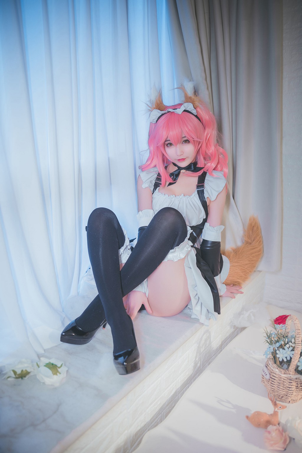 COSER鬼畜瑶 《玉藻前女仆》 [Cosplay福利] 写真集[29P]