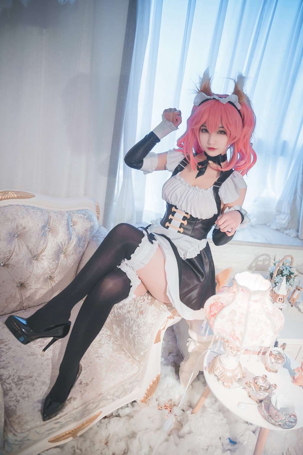 COSER鬼畜瑶 《玉藻前女仆》 [Cosplay福利] 写真集[29P]