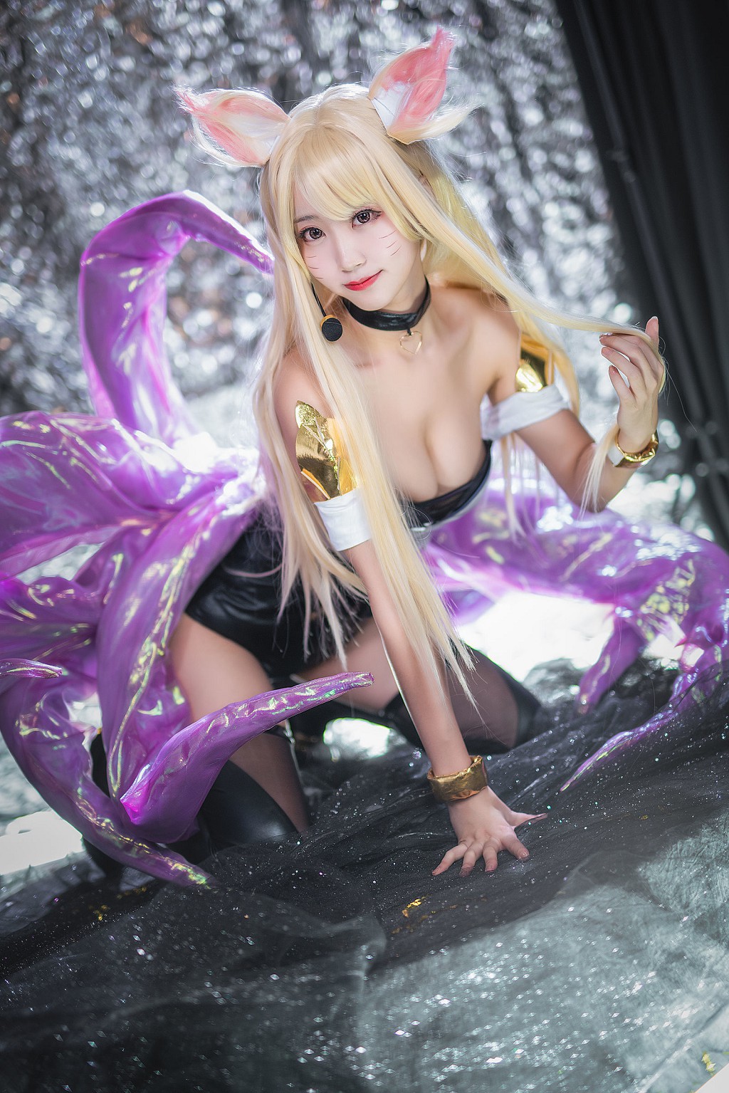 COSER Hắc Xuyên 《A Lì KDA》 [Cosplay Thiếu Nữ] Tập Ảnh [21P