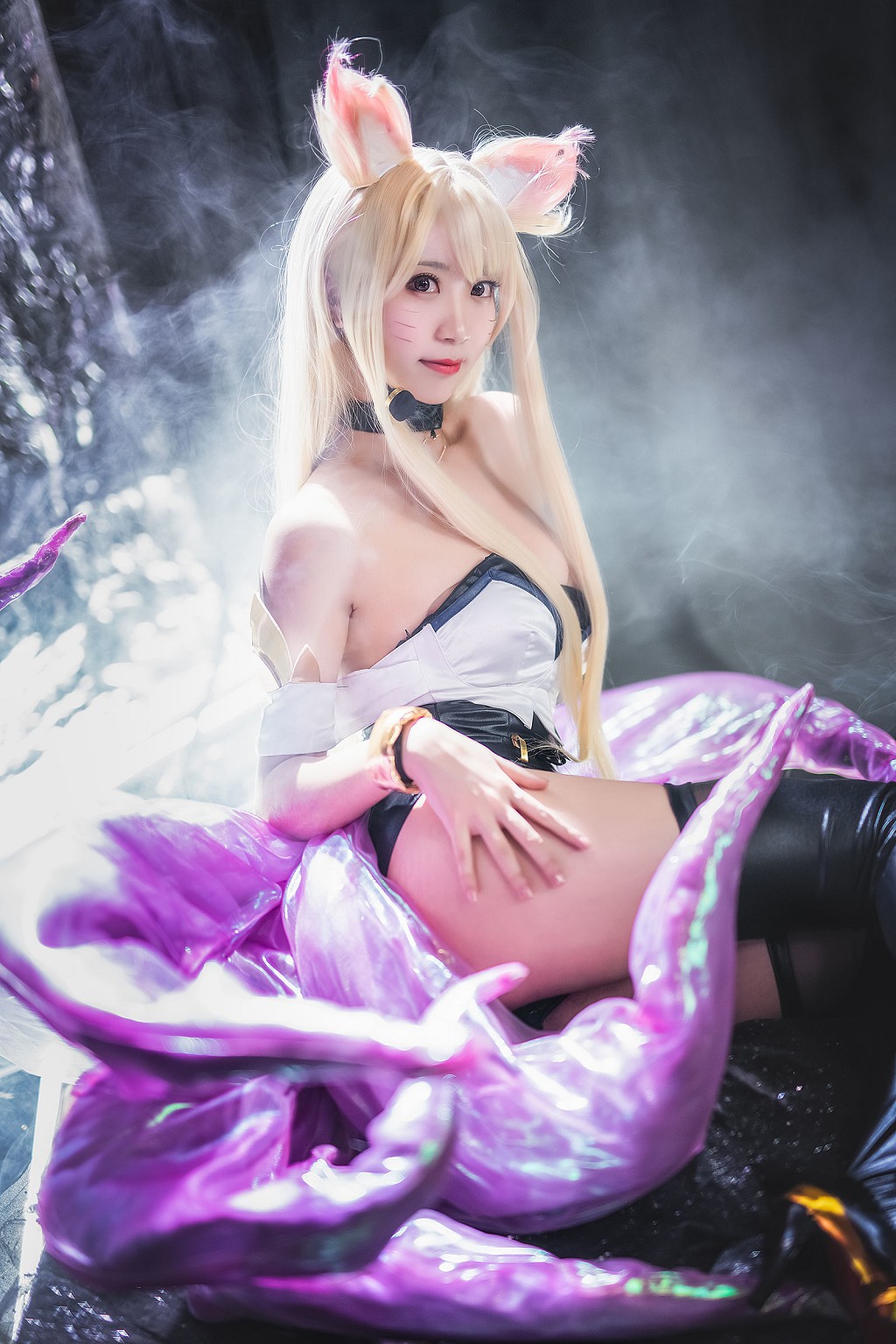 COSER Hắc Xuyên 《A Lì KDA》 [Cosplay Thiếu Nữ] Tập Ảnh [21P