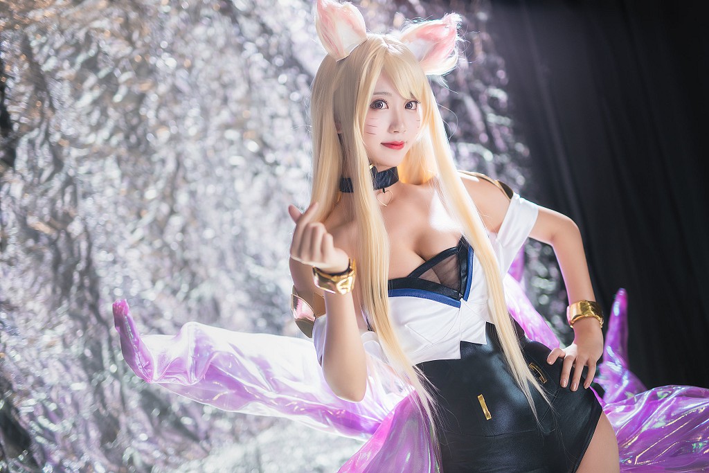 COSER Hắc Xuyên 《A Lì KDA》 [Cosplay Thiếu Nữ] Tập Ảnh [21P
