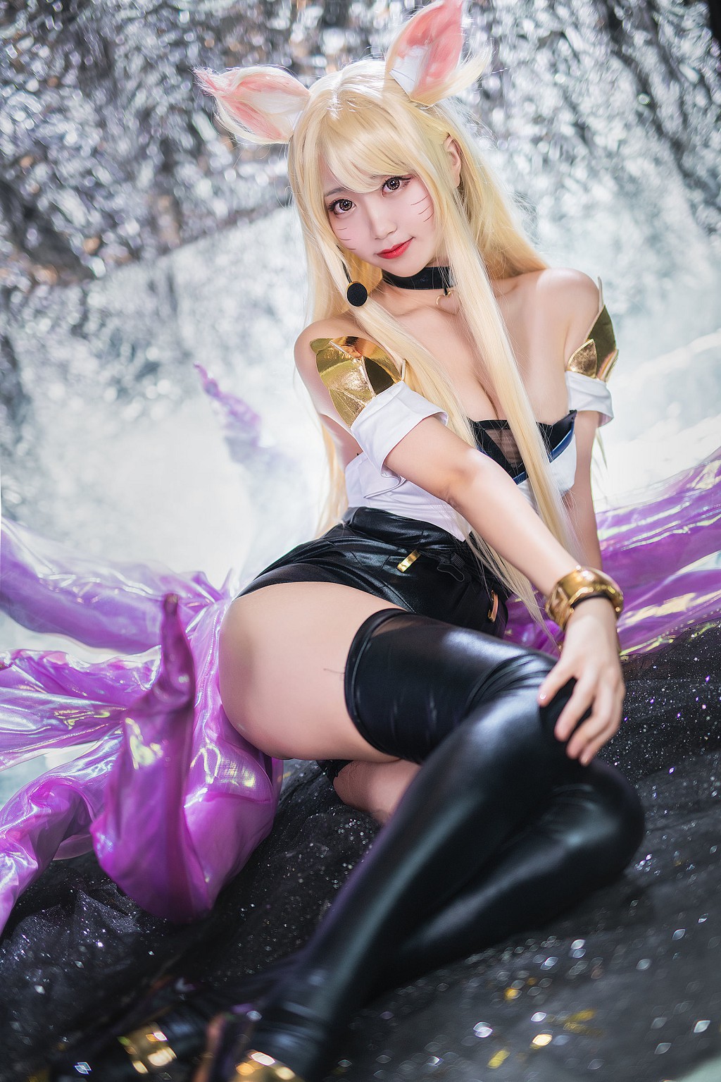 COSER Hắc Xuyên 《A Lì KDA》 [Cosplay Thiếu Nữ] Tập Ảnh [21P