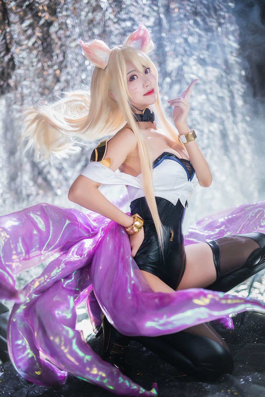 COSER Hắc Xuyên 《A Lì KDA》 [Cosplay Thiếu Nữ] Tập Ảnh [21P