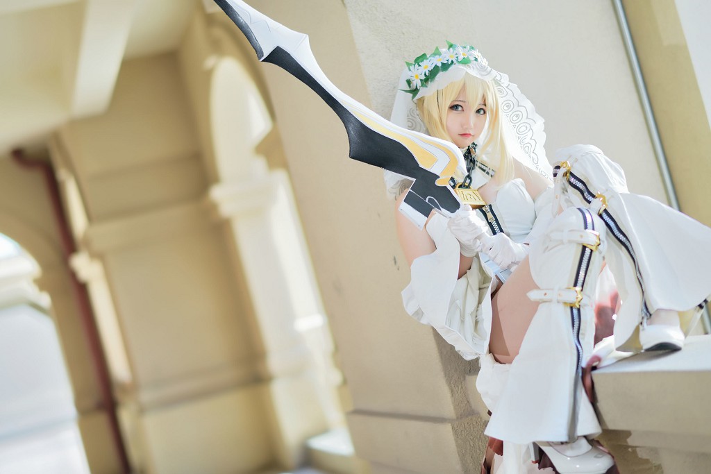 นาเกษา หญิงปีศาจ 《อัศวินชุดขาว》 [Cosplay สาวสวย] หนังสือภาพ [45P
