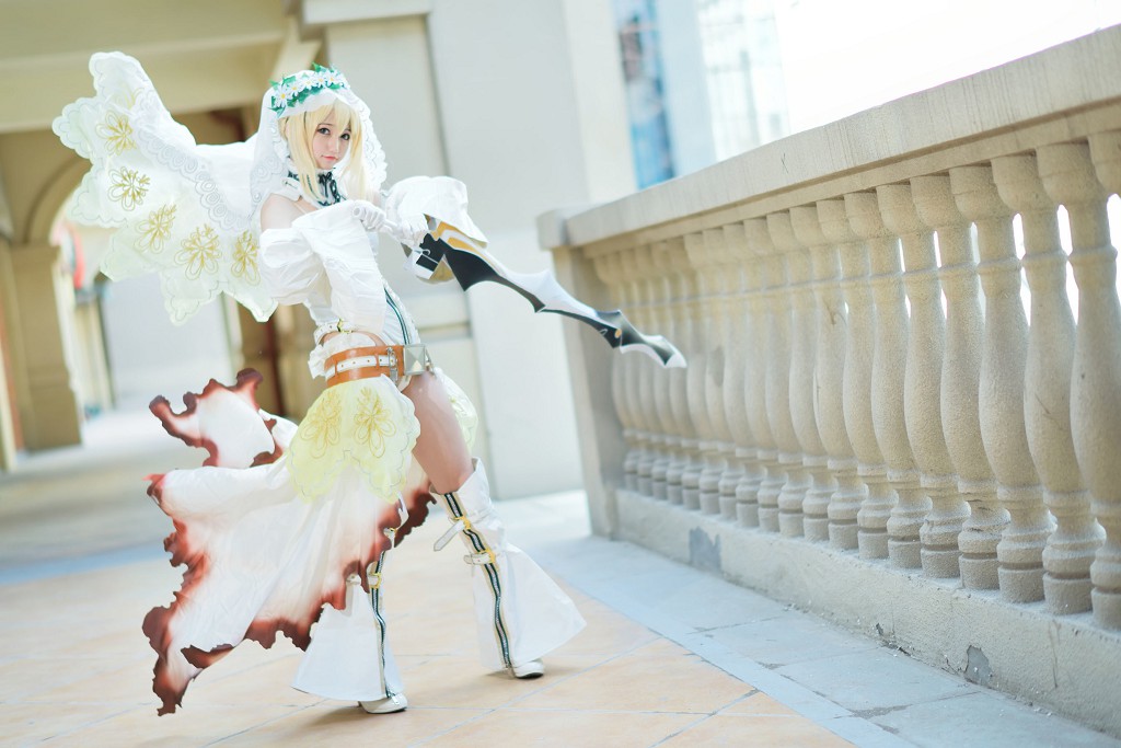 นาเกษา หญิงปีศาจ 《อัศวินชุดขาว》 [Cosplay สาวสวย] หนังสือภาพ [45P