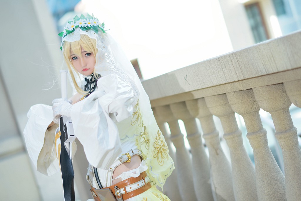 นาเกษา หญิงปีศาจ 《อัศวินชุดขาว》 [Cosplay สาวสวย] หนังสือภาพ [45P