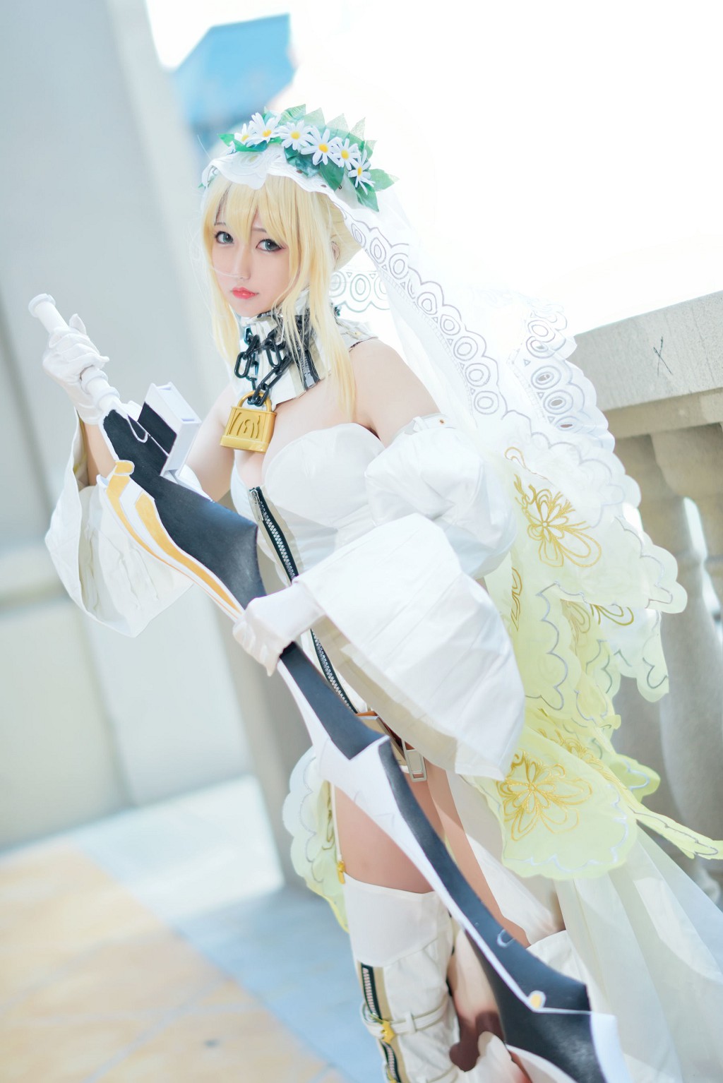 นาเกษา หญิงปีศาจ 《อัศวินชุดขาว》 [Cosplay สาวสวย] หนังสือภาพ [45P