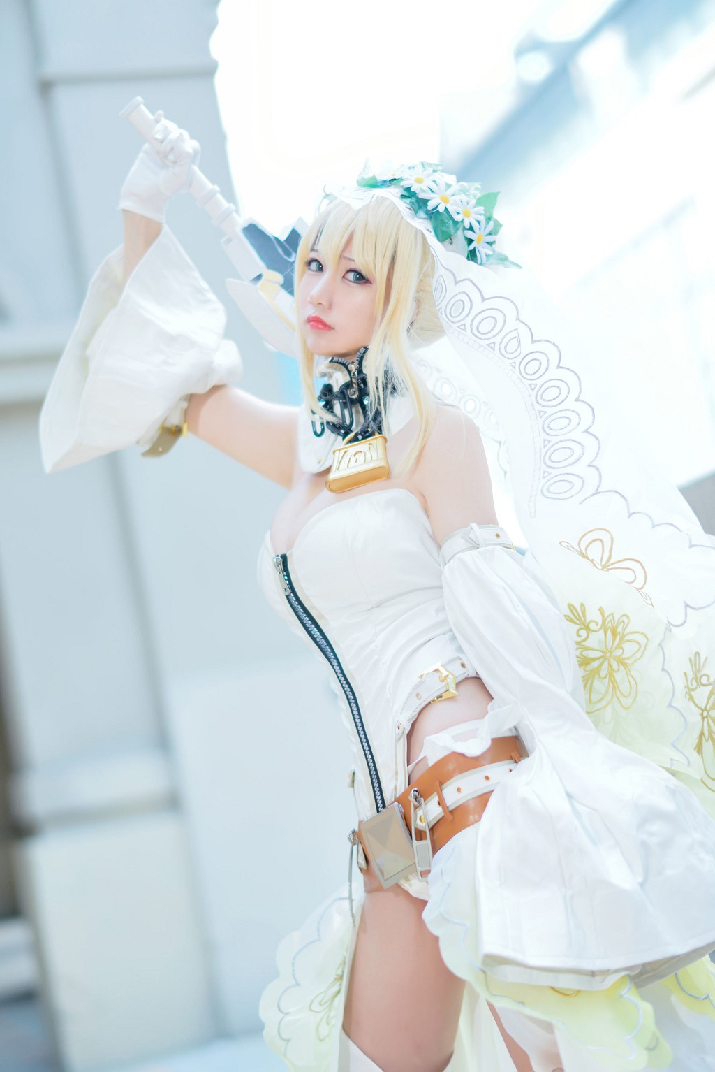 นาเกษา หญิงปีศาจ 《อัศวินชุดขาว》 [Cosplay สาวสวย] หนังสือภาพ [45P