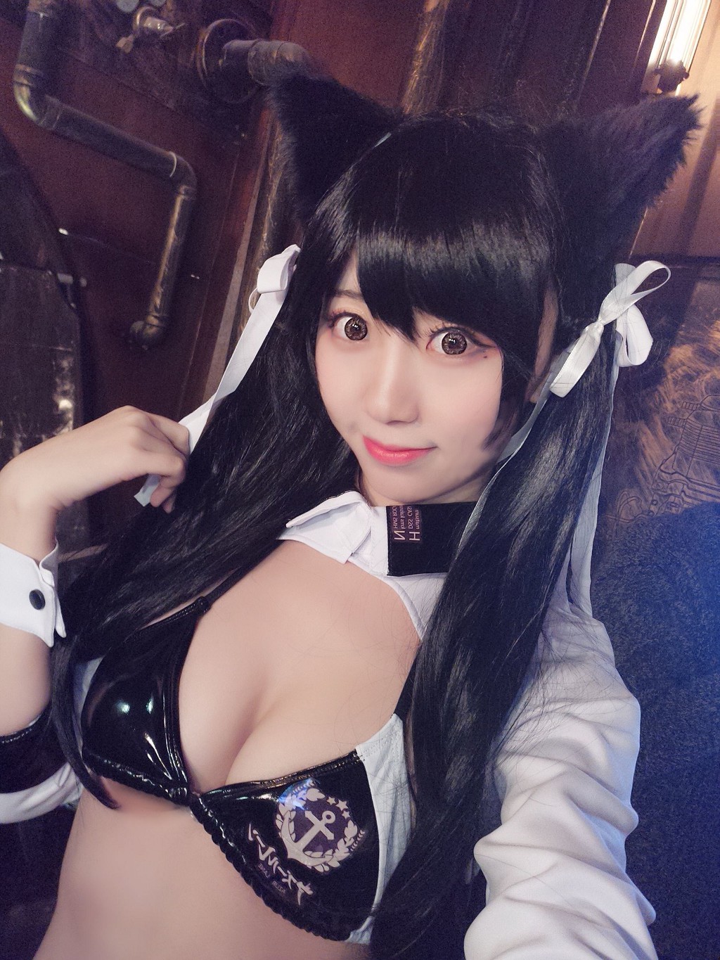 COSER 흑천 《아이탕 토끼 여인 작은 악마 치파오》 [코스플레이 소녀] 사진집 [36P