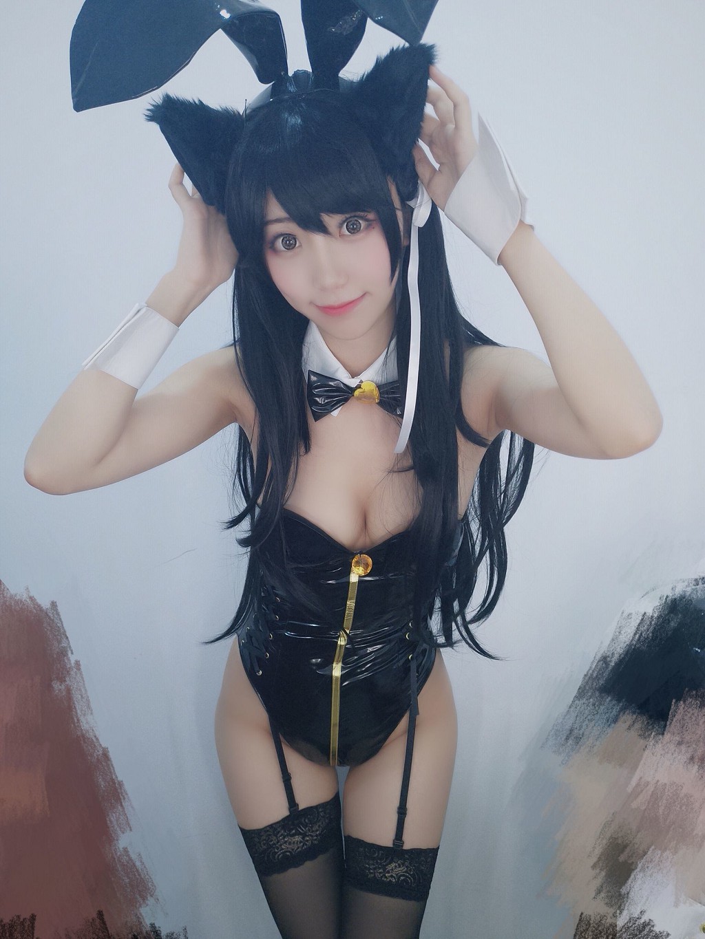 COSER 흑천 《아이탕 토끼 여인 작은 악마 치파오》 [코스플레이 소녀] 사진집 [36P