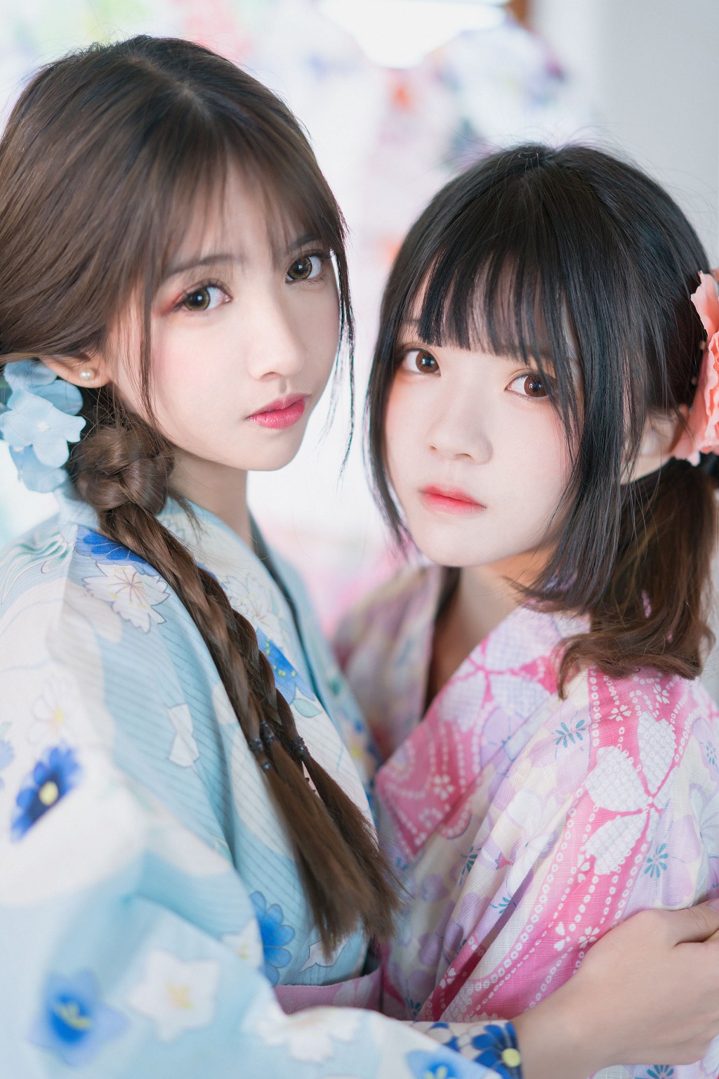 ​桜桃喵&鳗鱼霏子《百合》》 [萝莉COS] 写真集[20P]