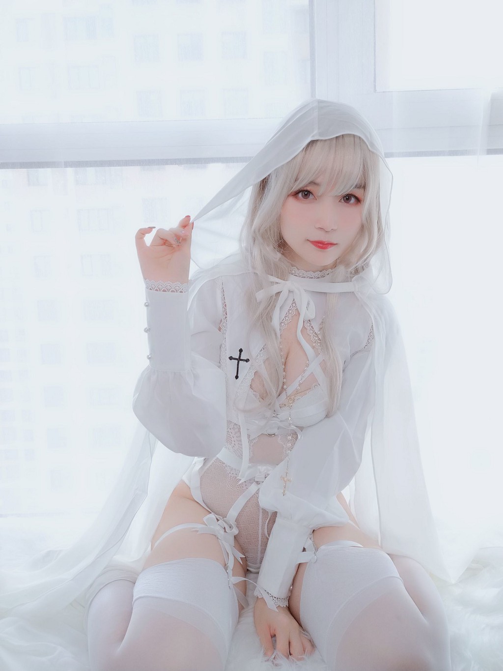 COSER 백은81 《순백 성녀》 [코스프레 소녀] 사진집 [56P