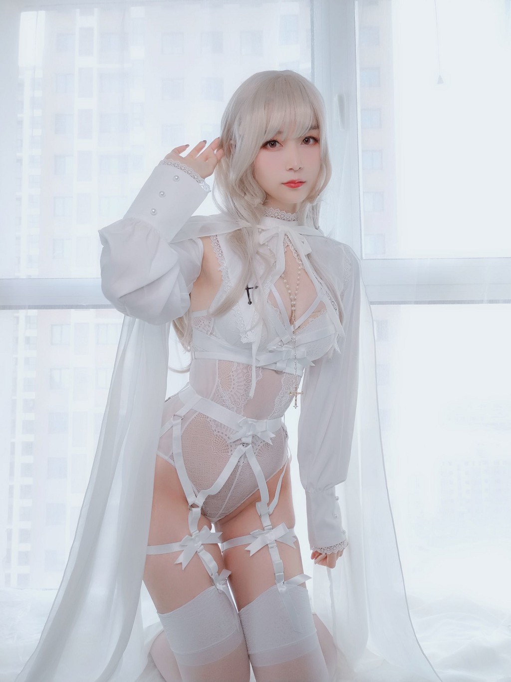 COSER 백은81 《순백 성녀》 [코스프레 소녀] 사진집 [56P