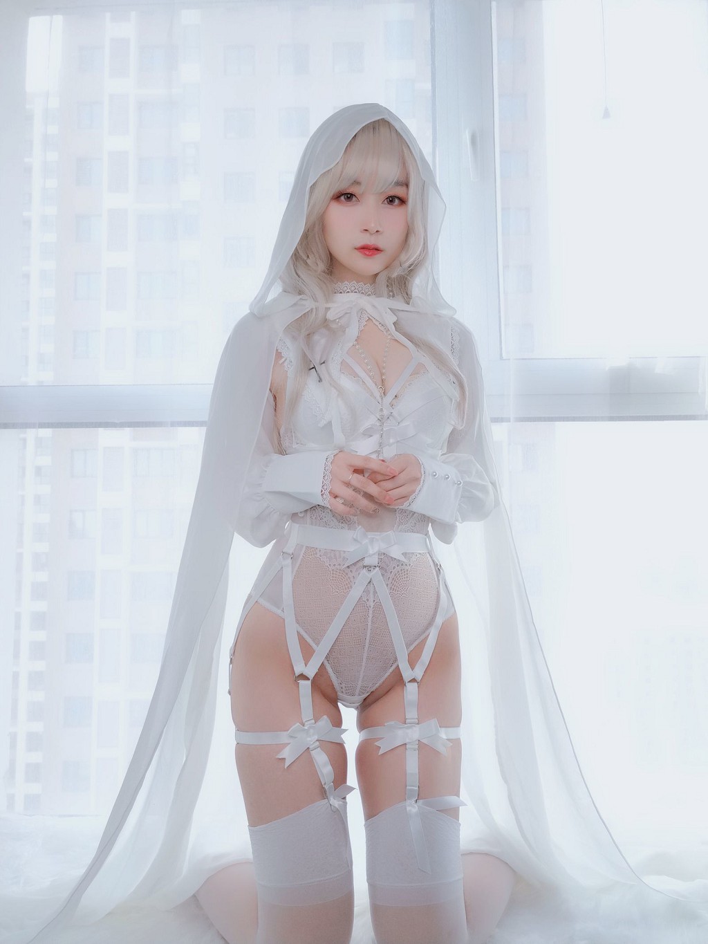COSER 백은81 《순백 성녀》 [코스프레 소녀] 사진집 [56P
