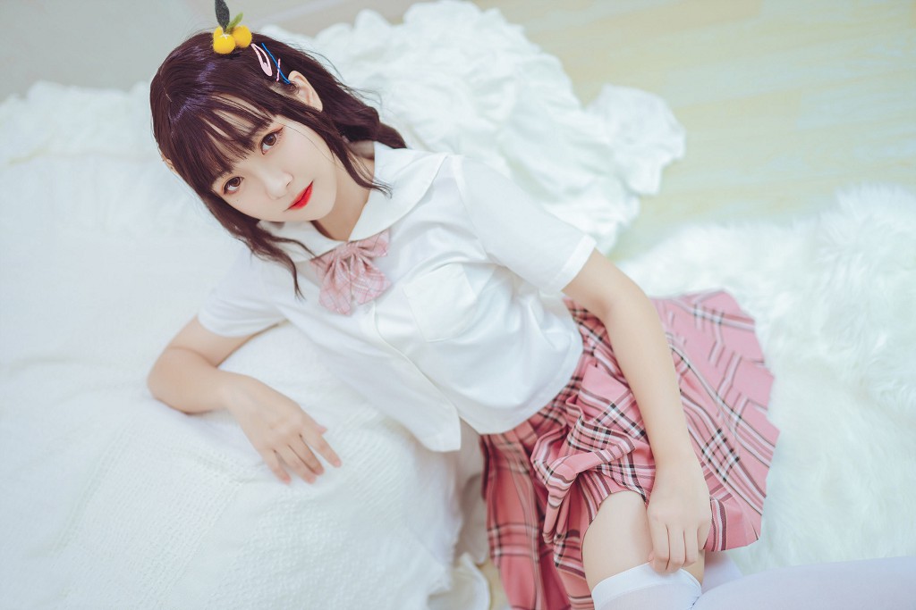 Over-the-Knee White Silk [Meow Sugar Film] Vol. 001 Photo Collection [41P