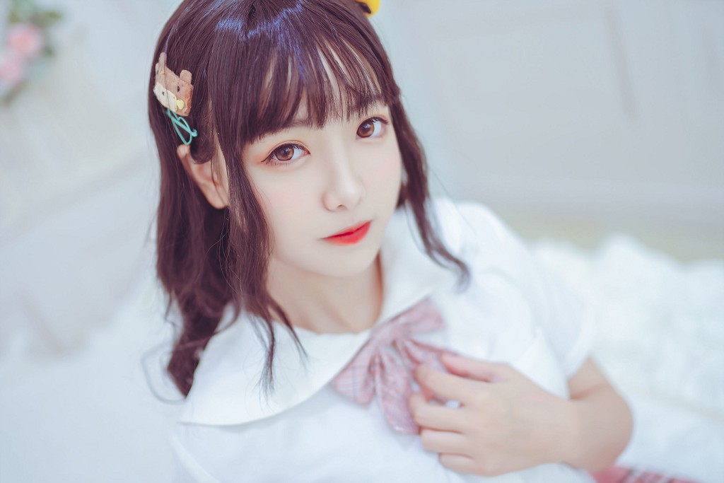 Over-the-Knee White Silk [Meow Sugar Film] Vol. 001 Photo Collection [41P