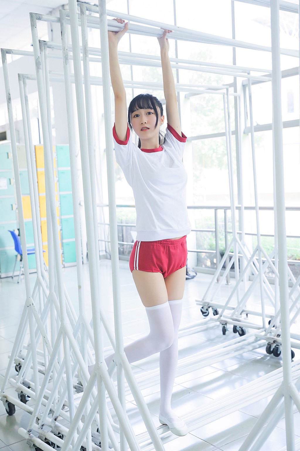 ​木绵绵《上体育课啦》 [Cosplay福利] 写真集[42P]