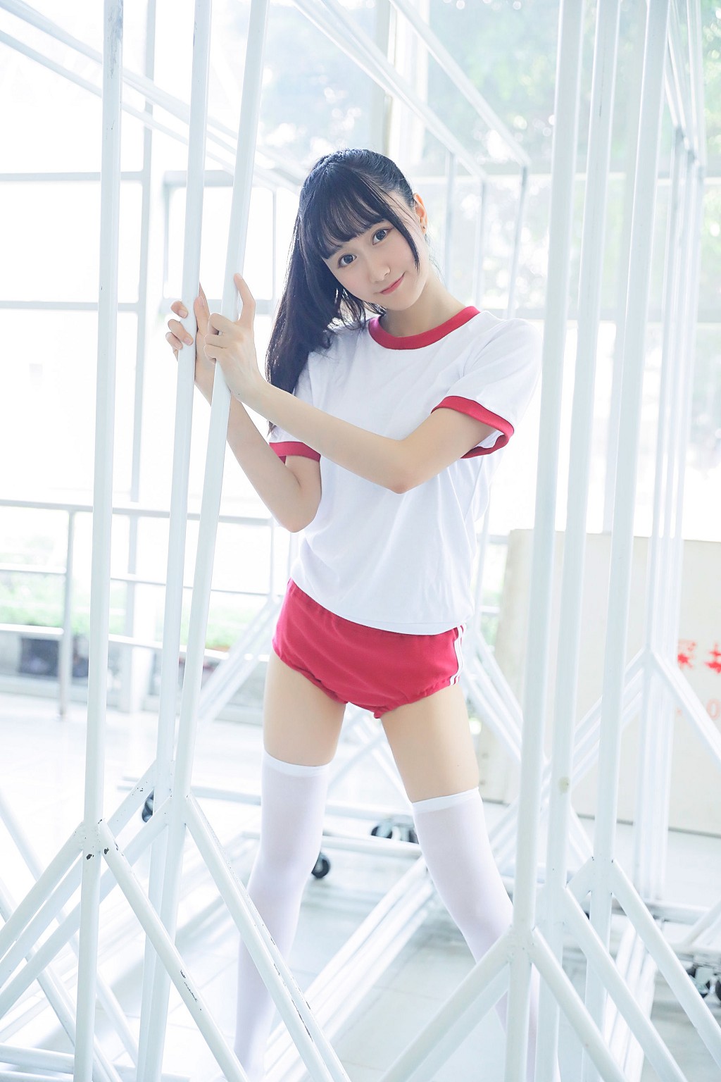 ​木绵绵《上体育课啦》 [Cosplay福利] 写真集[42P]