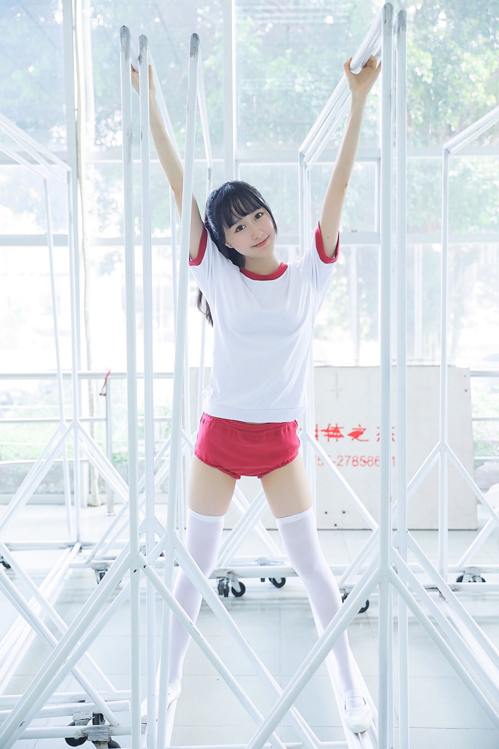 ​木绵绵《上体育课啦》 [Cosplay福利] 写真集[42P]