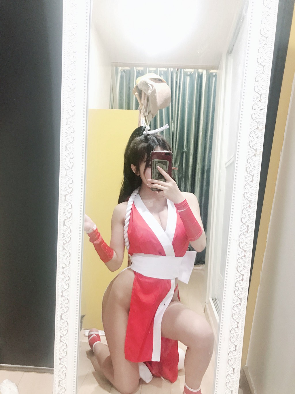 ชิงชุนเสี่ยวหูอู๋กงไป่กุ่ย《สาวกระต่าย + ขาเมยสวยด้วยผ้าไหมขาว + ไมชิรานุย》 [คอสเพลย์สาวงาม] หนังสือภาพ [21P